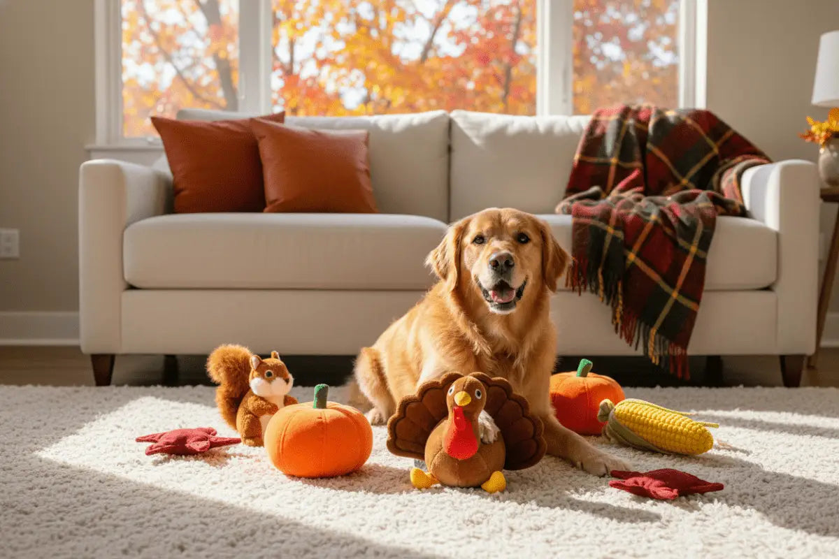 10 Cozy Plush Dog Toys for Fall Interactive Play Sessions