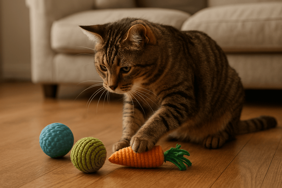 Interactive Cat Play: Mental Stimulation Through Texture Toys