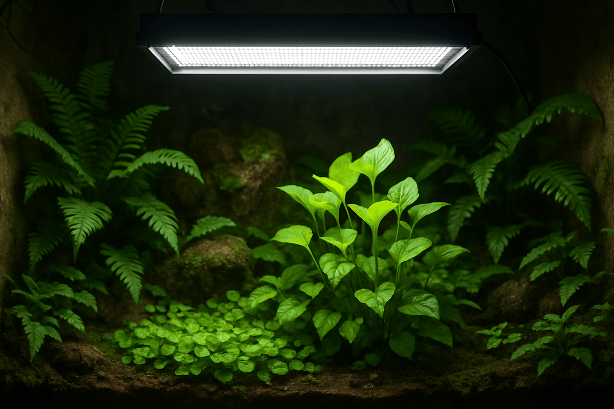 Vivarium Lighting Setup That Supercharges Plant Growth