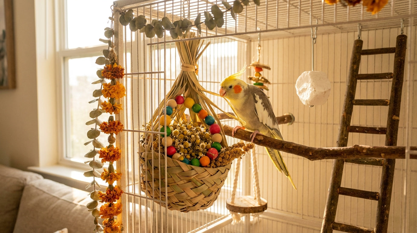 Safe & Enriching Bird Cage Accessories Guide: Everything Your Bird Actually Needs