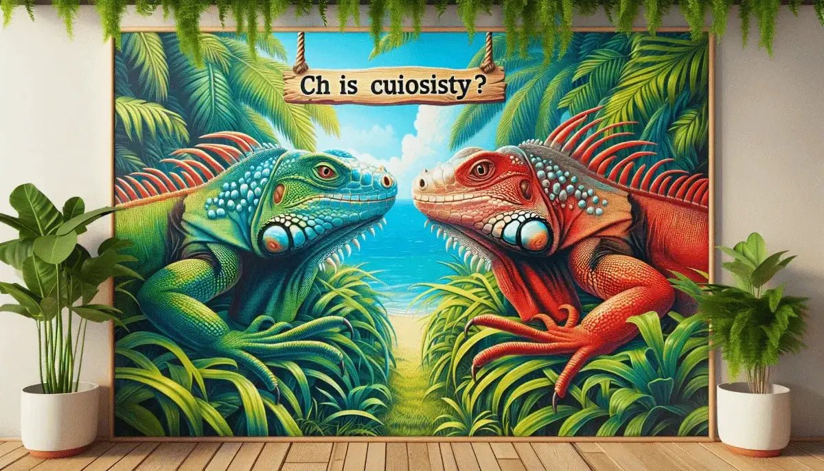 Green vs Red Iguana differences habitat diet behavior which right pet
