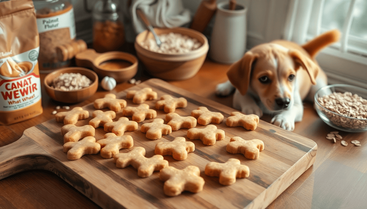 Unleash the Peanut Butter Bliss: Homemade Healthy Dog Treats