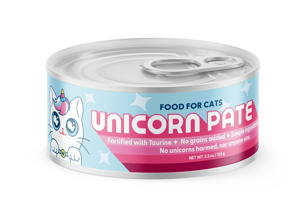 Wild Earth Unicorn Pate Vegan Cat Food 24ea/6 oz