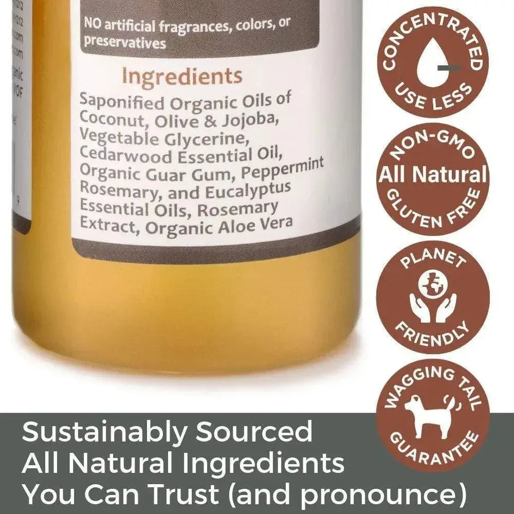 4 - Legger Natural Cedar Dog Shampoo and Conditioner with Peppermint & Eucalyptus 16 oz - Talis Us