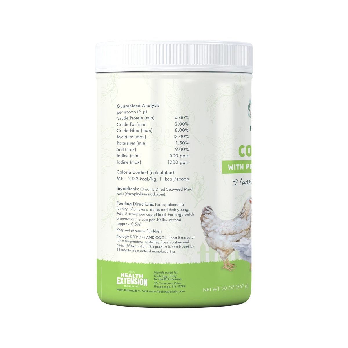 Health Extension Kelp Organic Chicken & Duck Supplement 20 oz