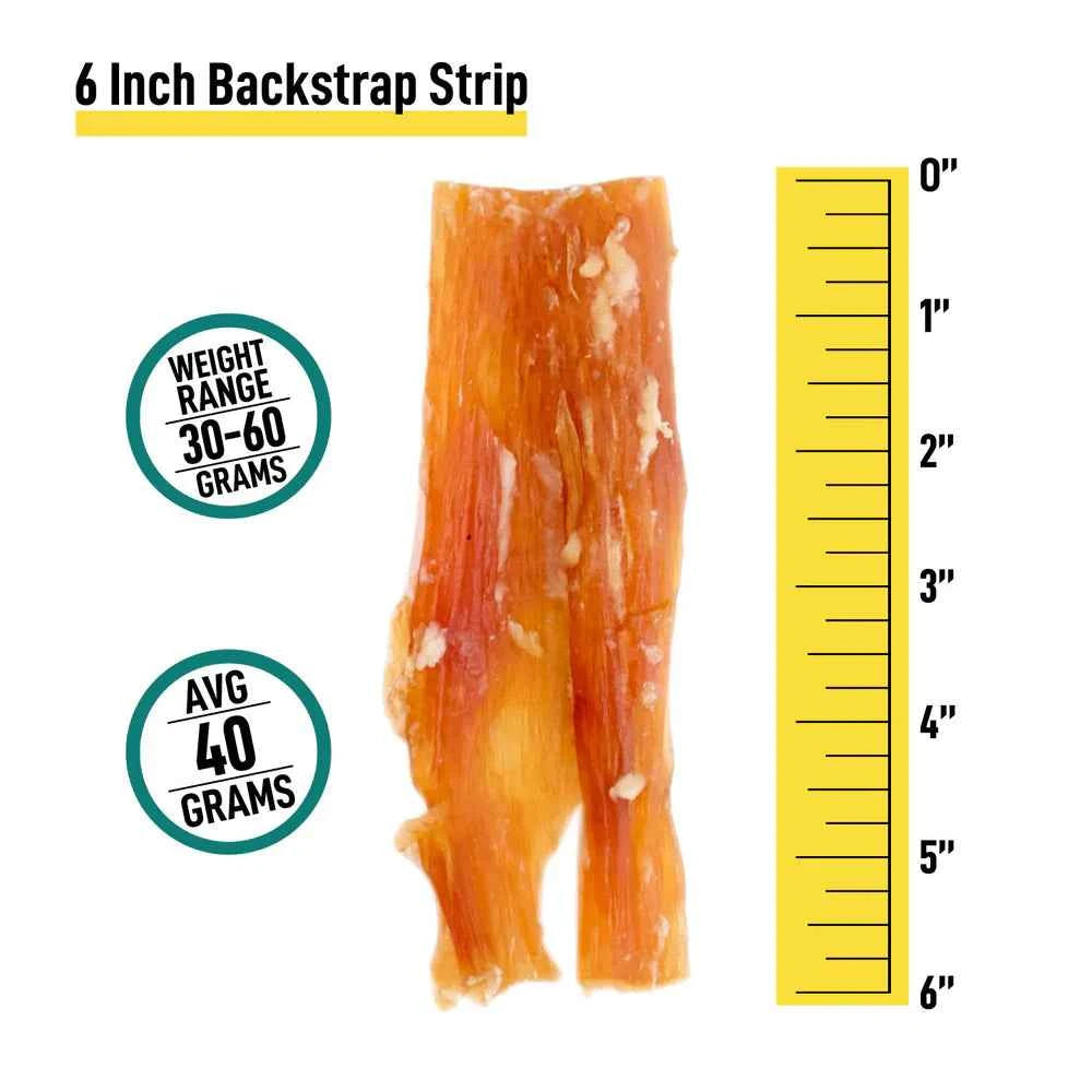Talis Us Backstrap Tendons Dog Treats 6 Count