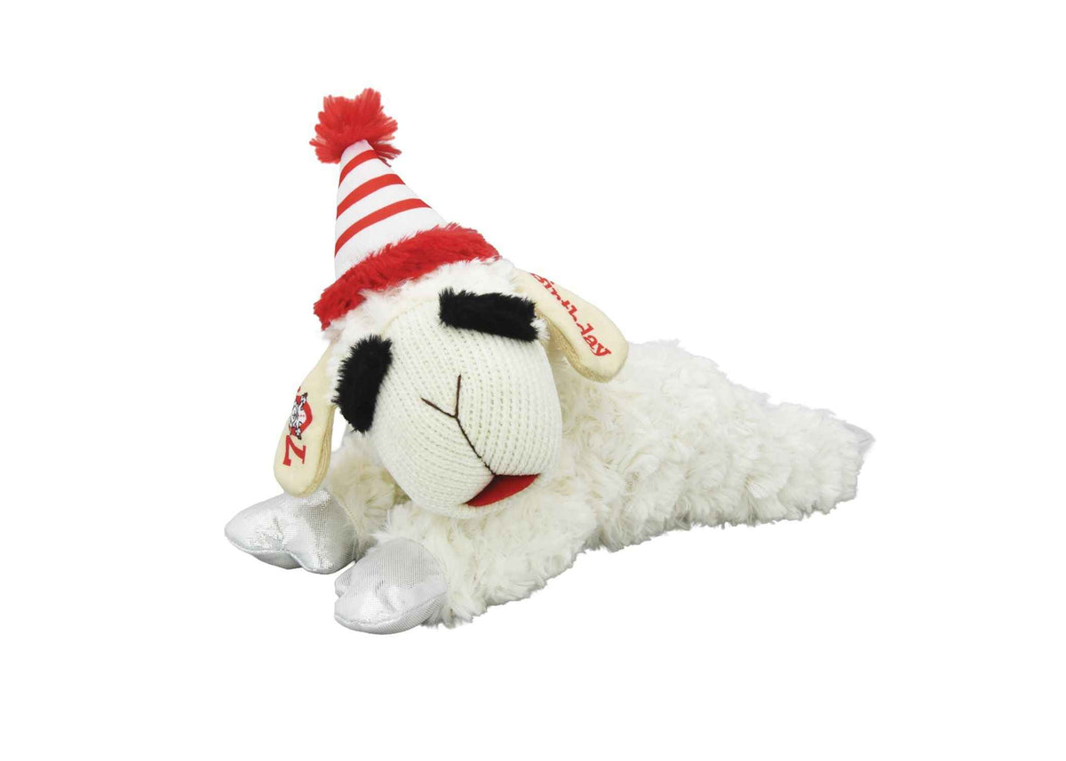 Multipet Lamb Chop 70th Birthday Dog Toys