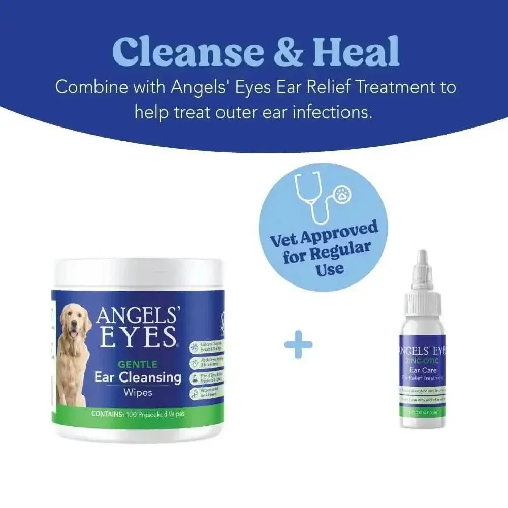 Angels' Eyes Gentle Dog Ear Cleaning Wipes - Talis Us