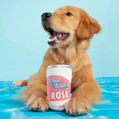 BARK Pool Water Rosé Plush Dog Toy - Talis Us