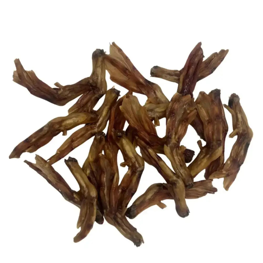 BarkNBig Dehydrated Duck Feet Dog Treats 200ct Bulk - Talis Us