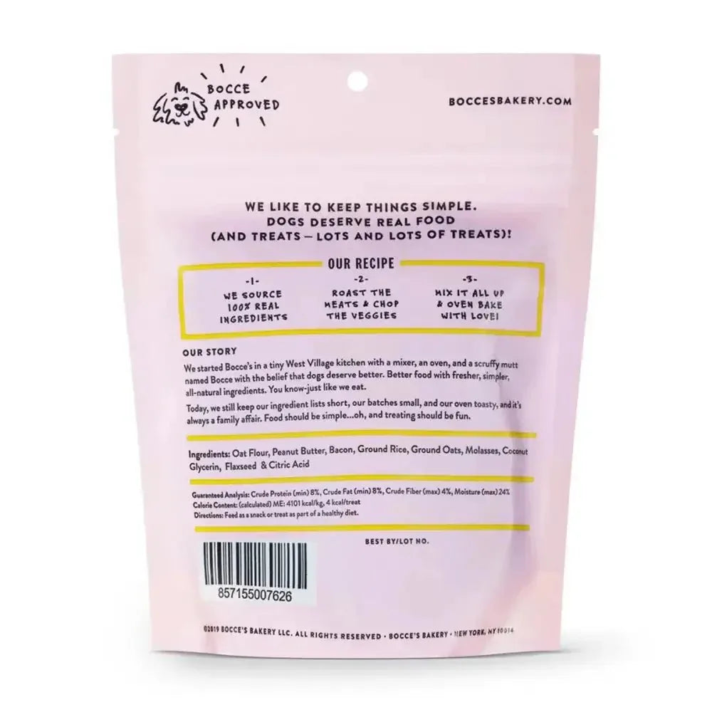 Bocce's Bakery Bac'N Nutty 6oz Training Bites Dog Treats - Talis Us