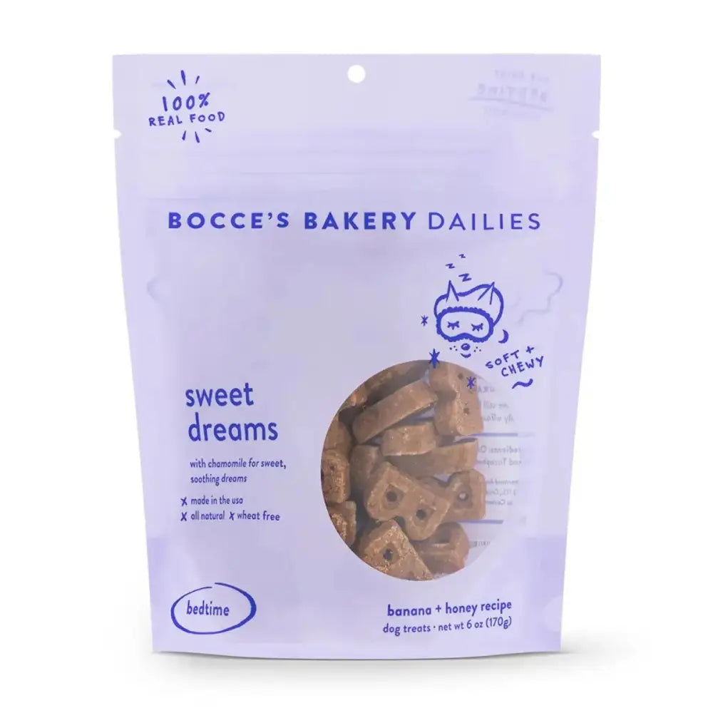 Bocce's Bakery Dailies Sweet Dreams 6oz Soft & Chewy Dog Treats - Talis Us