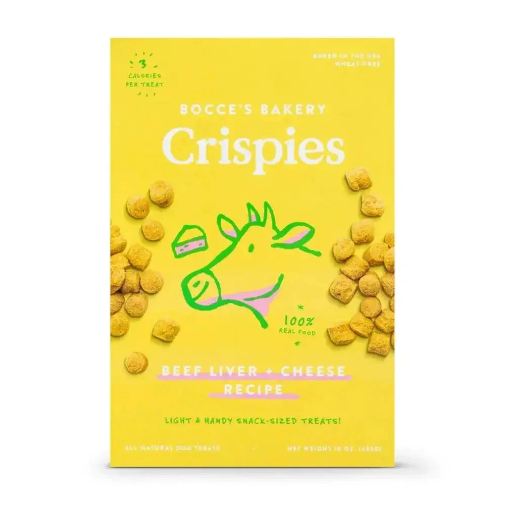 Bocce's Bakery Liver + Cheese 10oz Crispies Dog Treats - Talis Us