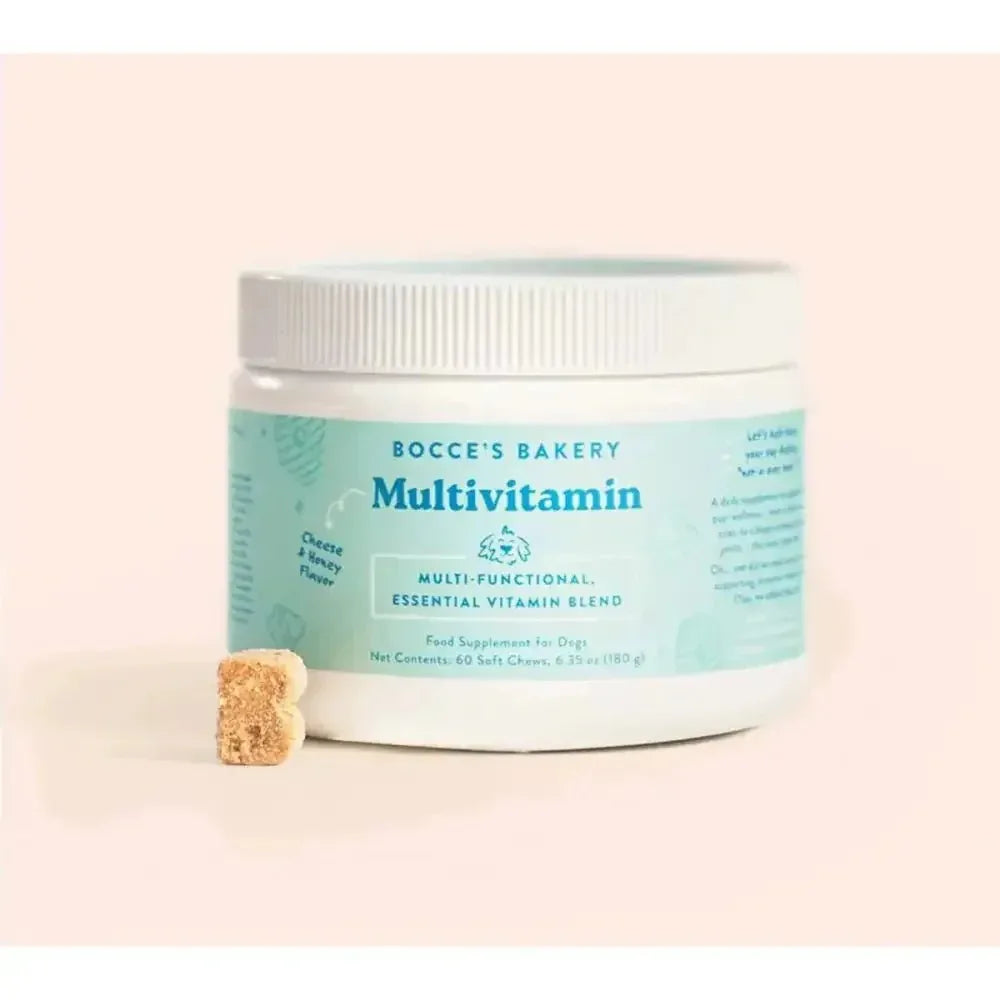 Bocce's Bakery Multivitamin 60 Count Soft Chew Dog Supplements - Talis Us