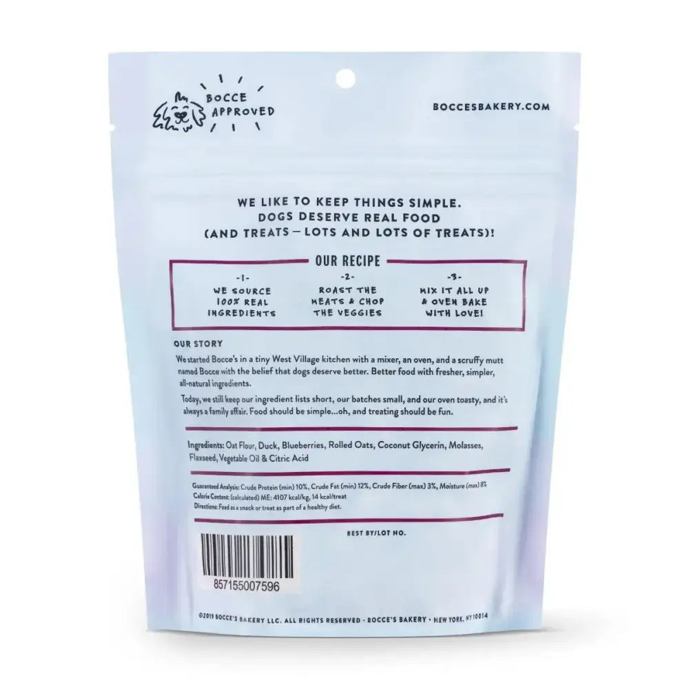 Bocce's Bakery Quack Quack Quack 6oz Soft & Chewy Dog Treats - Talis Us