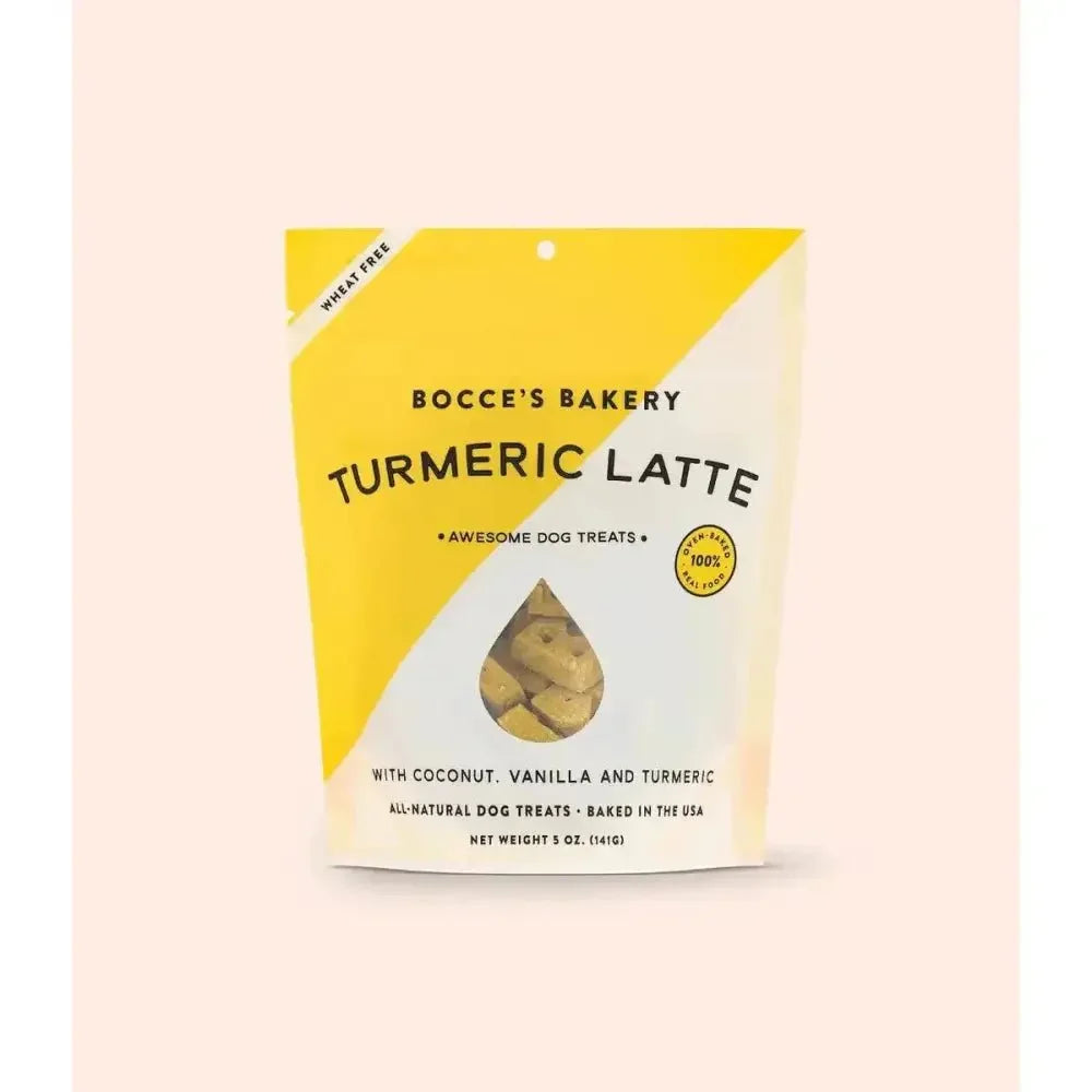 Bocce's Bakery Turmeric Latte 5oz Biscuits Dog Treats - Talis Us