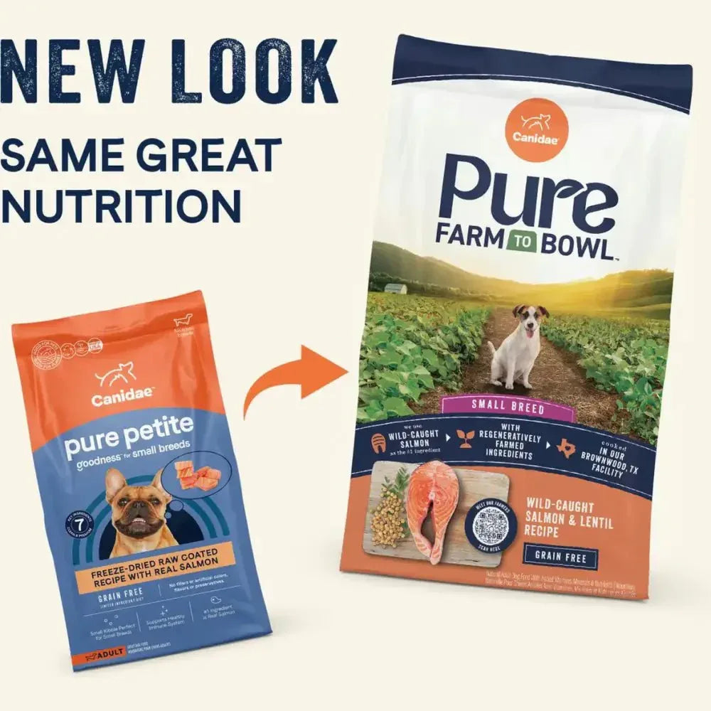 CANIDAE PURE Farm to Bowl Small Breed Salmon Dry Dog Food - Talis Us