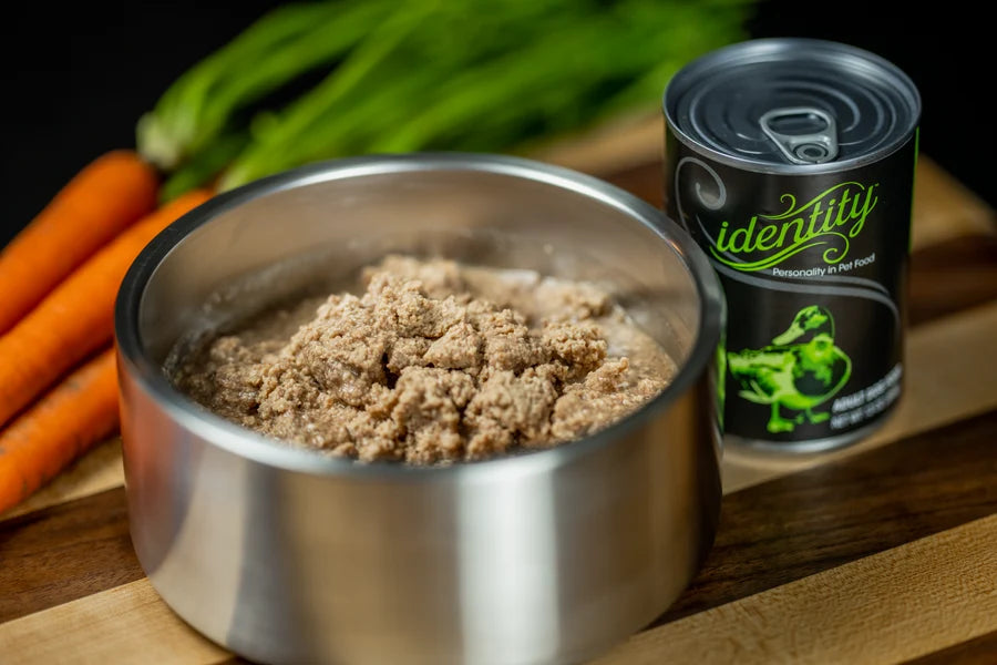 Identity 95% Free-Range Canadian Duck & Duck Broth Pâté Wet Dog Food 12/13OZ