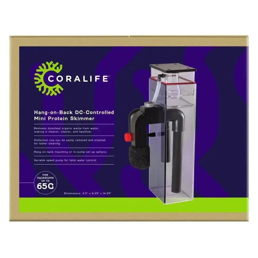 Coralife Hang on Back DC - Controlled Mini Protein Skimmer 65 g - Talis Us
