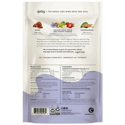 Crumps' Naturals Gutsy Calm Bites – Stress Relief with Prebiotic Power - Talis Us