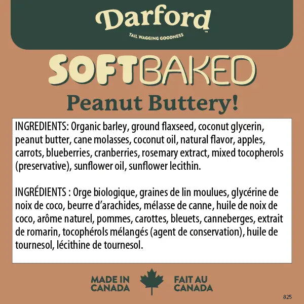 Darford Soft Baked Peanut Buttery Dog Treats - Talis Us