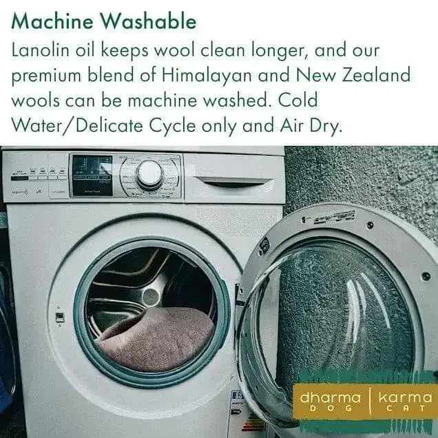 Dharma Dog Karma Cat Wool Pet Cave, Monster, Small Dogs & Cat Bed Dharma Dog Karma Cat