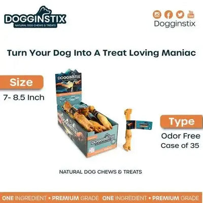 Dogginstix Odor Free Lamb Feet Chews for Puppies Case of 40 - Talis Us