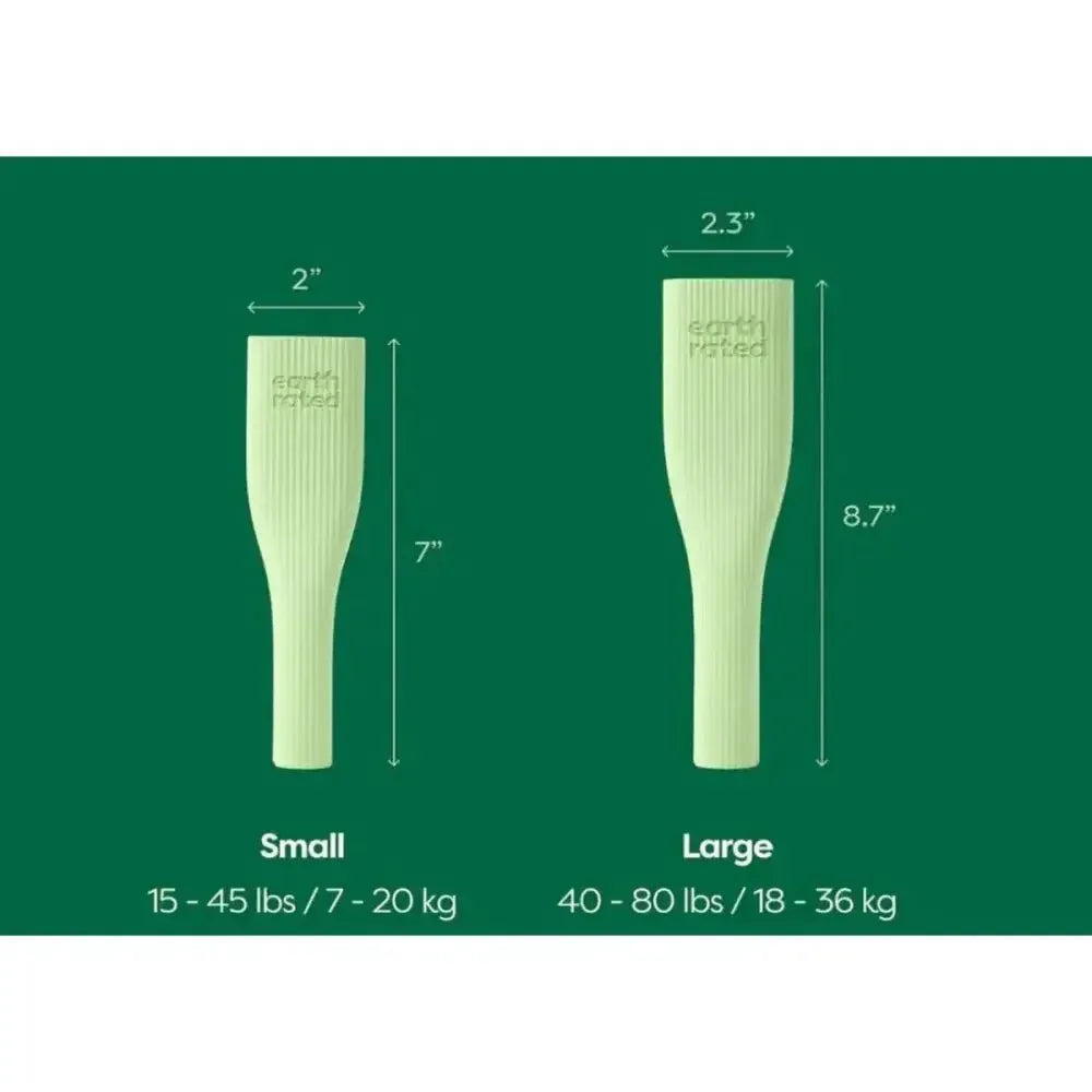 Earth Rated Chew Dog Toy Green Rubber - Talis Us