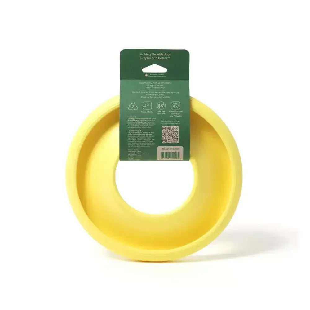 Earth Rated Dog Flyer Toy Yellow TPE - Talis Us