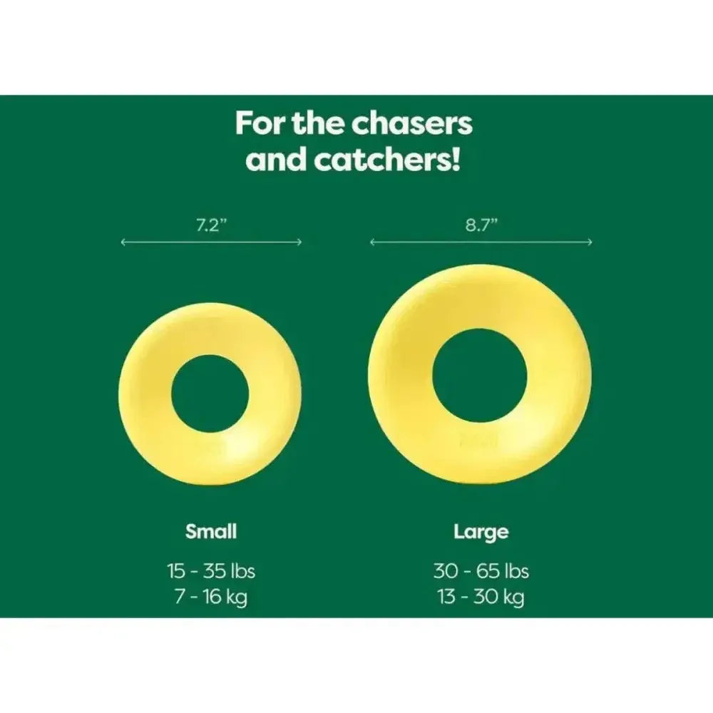 Earth Rated Dog Flyer Toy Yellow TPE - Talis Us