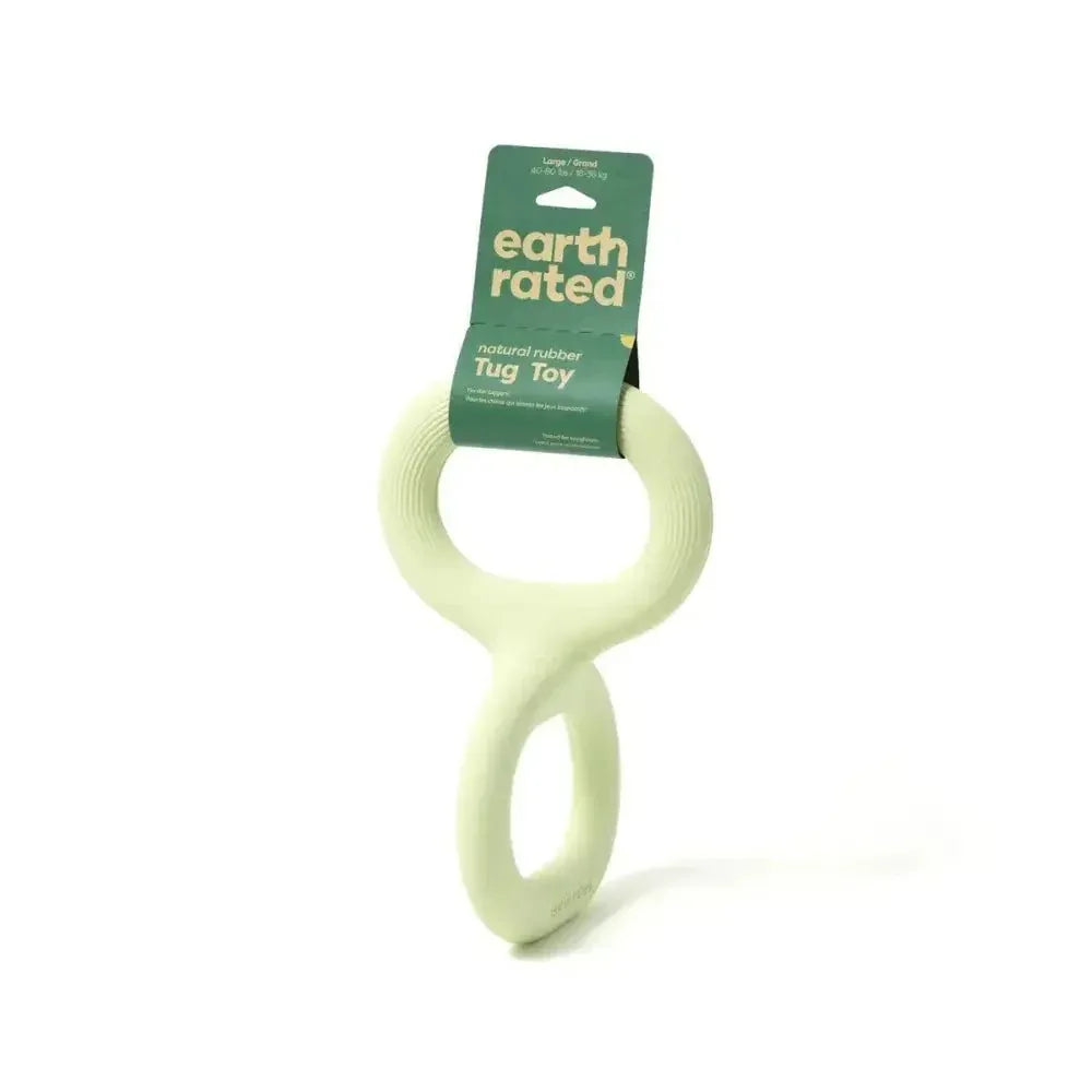 Earth Rated Dog Tug Toy Green Rubber - Talis Us