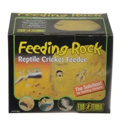 Exo-Terra Feeding Rock Reptile Cricket Feeder Exo-Terra