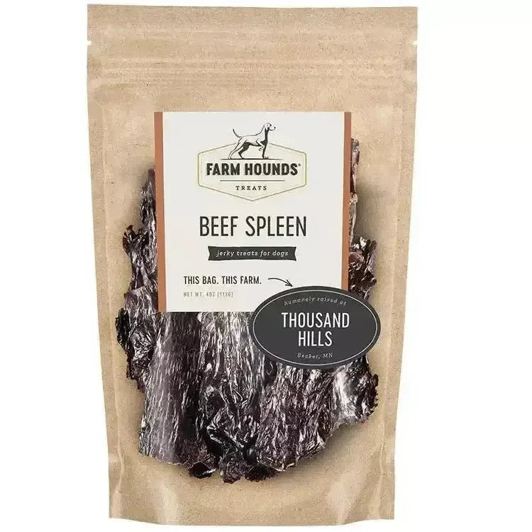 Farm Hounds Natural Dehydrated Beef Spleen Treat for Dogs - Talis Us