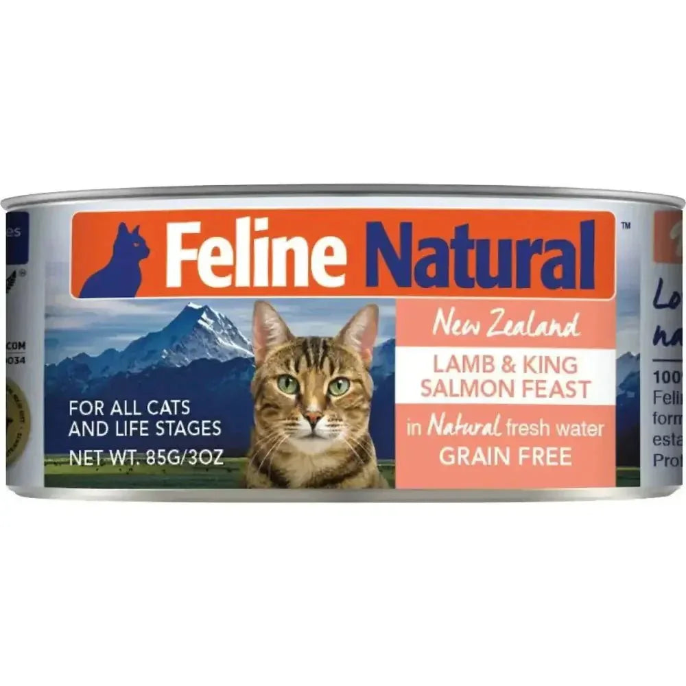 Feline Natural Lamb & King Salmon Feast Grain - Free Canned Cat Food - Talis Us