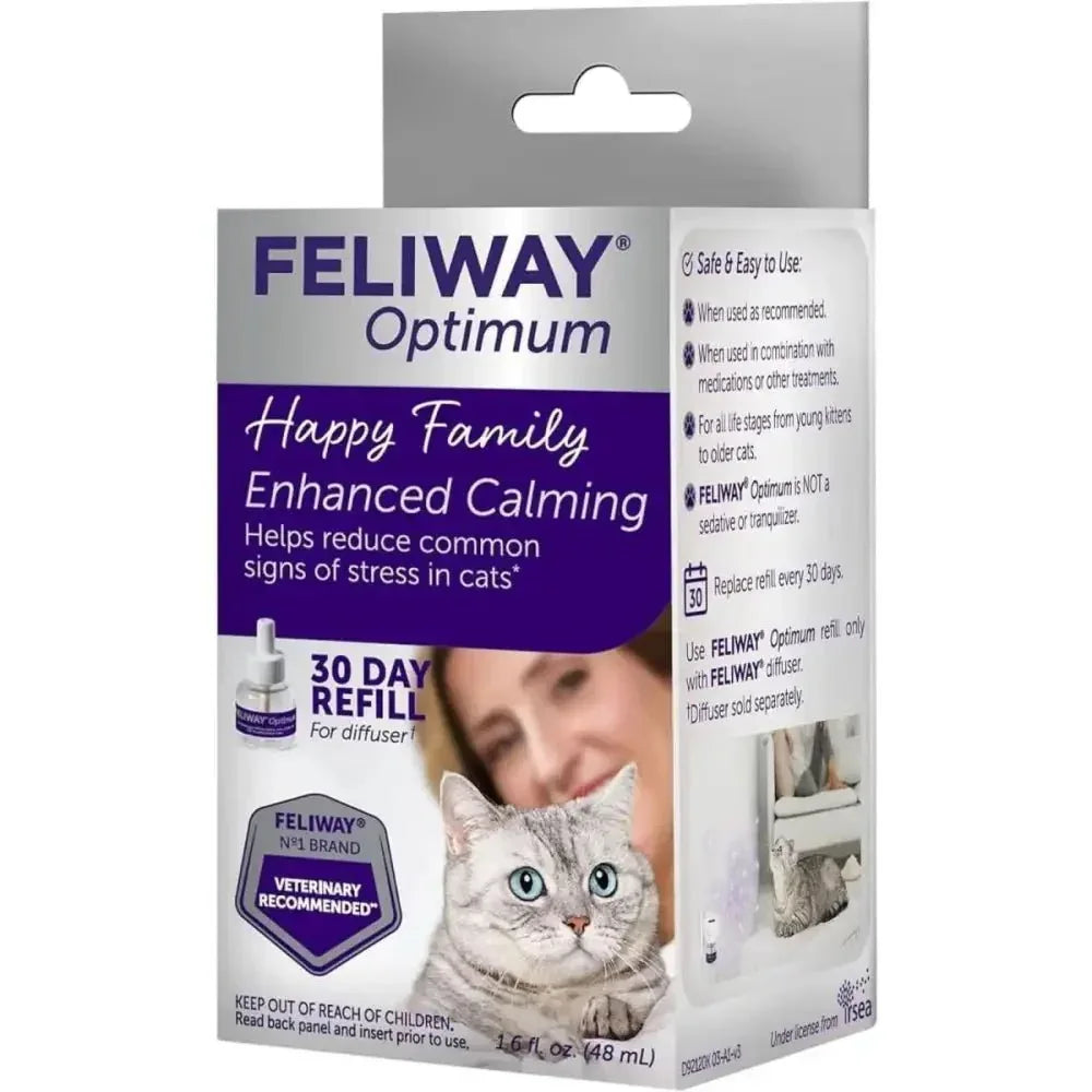 Feliway Optimum Enhanced Calming Pheromone 30 - day Refill - Talis Us