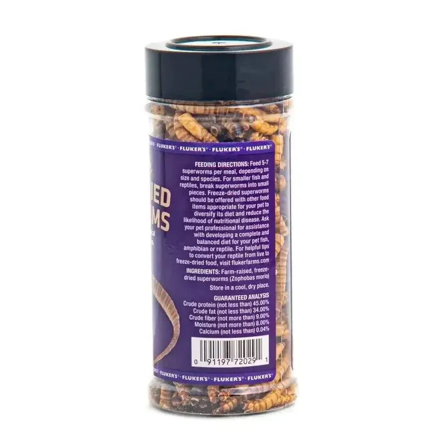 Fluker's Freeze - Dried Superworms Reptile Treats - Talis Us