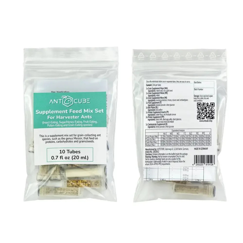Food Mix Set for grain collecting ants Antcube