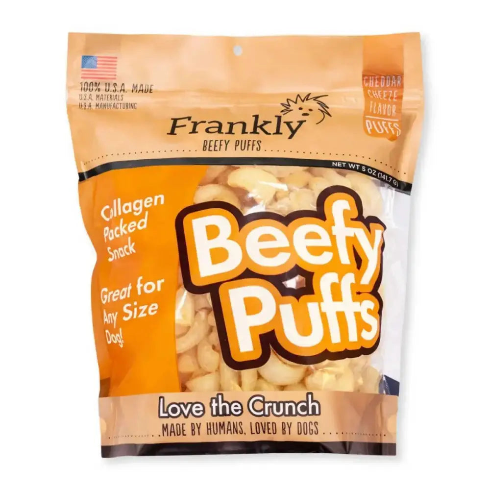 Frankly Pet Beef Puffs Cheese Dog Chew - Talis Us