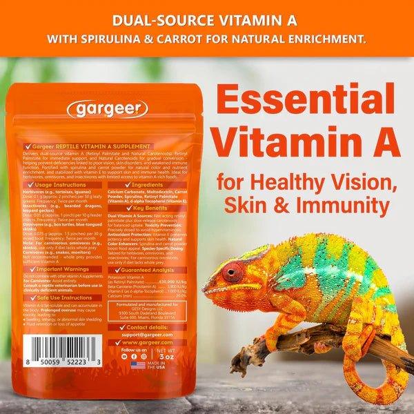 Gargeer Vitamin A Plus Supplement for Reptiles - Talis Us