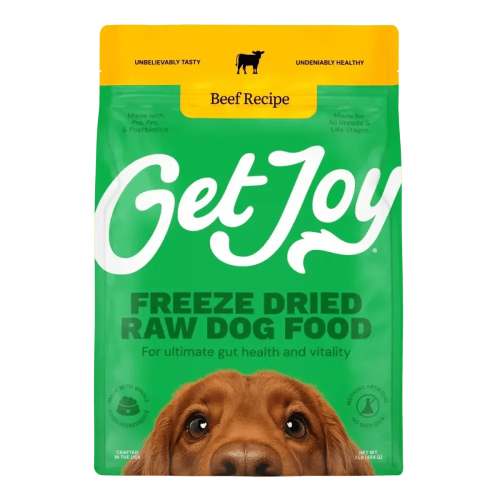Get Joy Beef Recipe Human - Grade All Life Stages Freeze - Dried Raw Dog Food - Talis Us