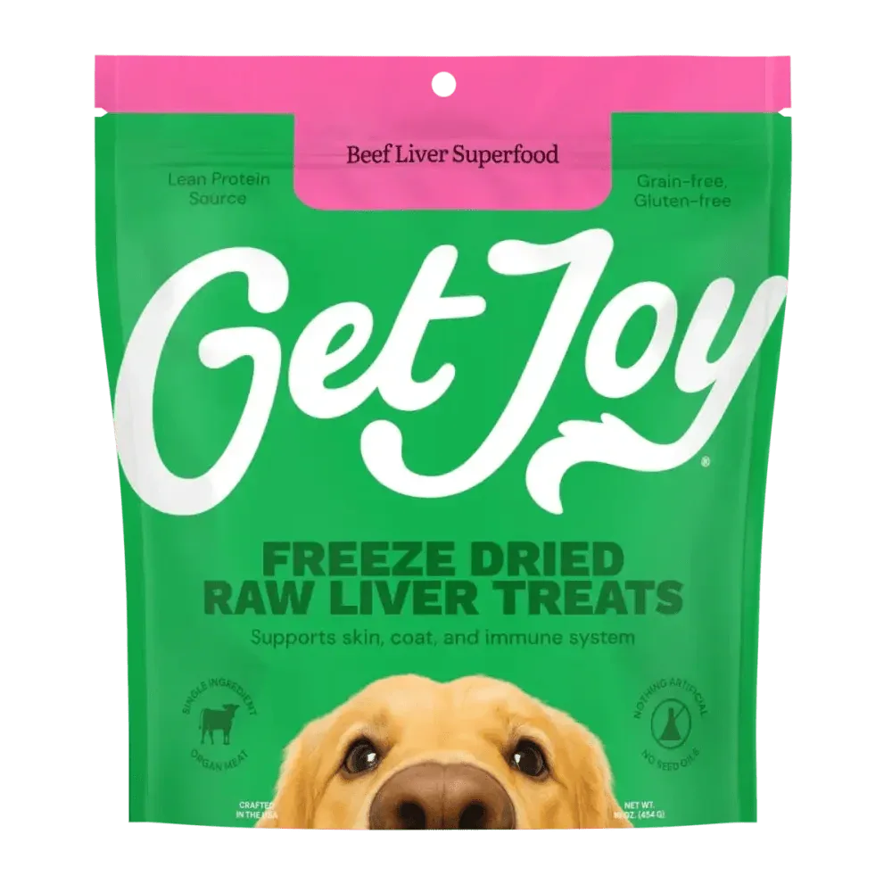 Get Joy Superfood Beef Organ Liver Freeze - Dried Dog Treats - Talis Us