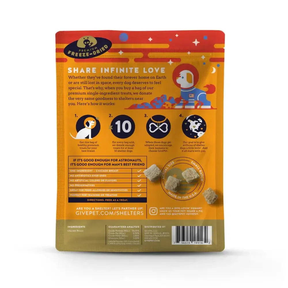 GivePet Freeze - Dried Chicken Dog Treats for Happy Pets 3oz - Talis Us