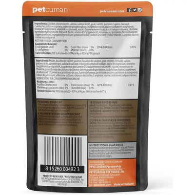 Go! Solutions Booster Brain Health Minced Chicken & Salmon with Gravy Wet Cat Food 24ea/2.5 oz - Talis Us