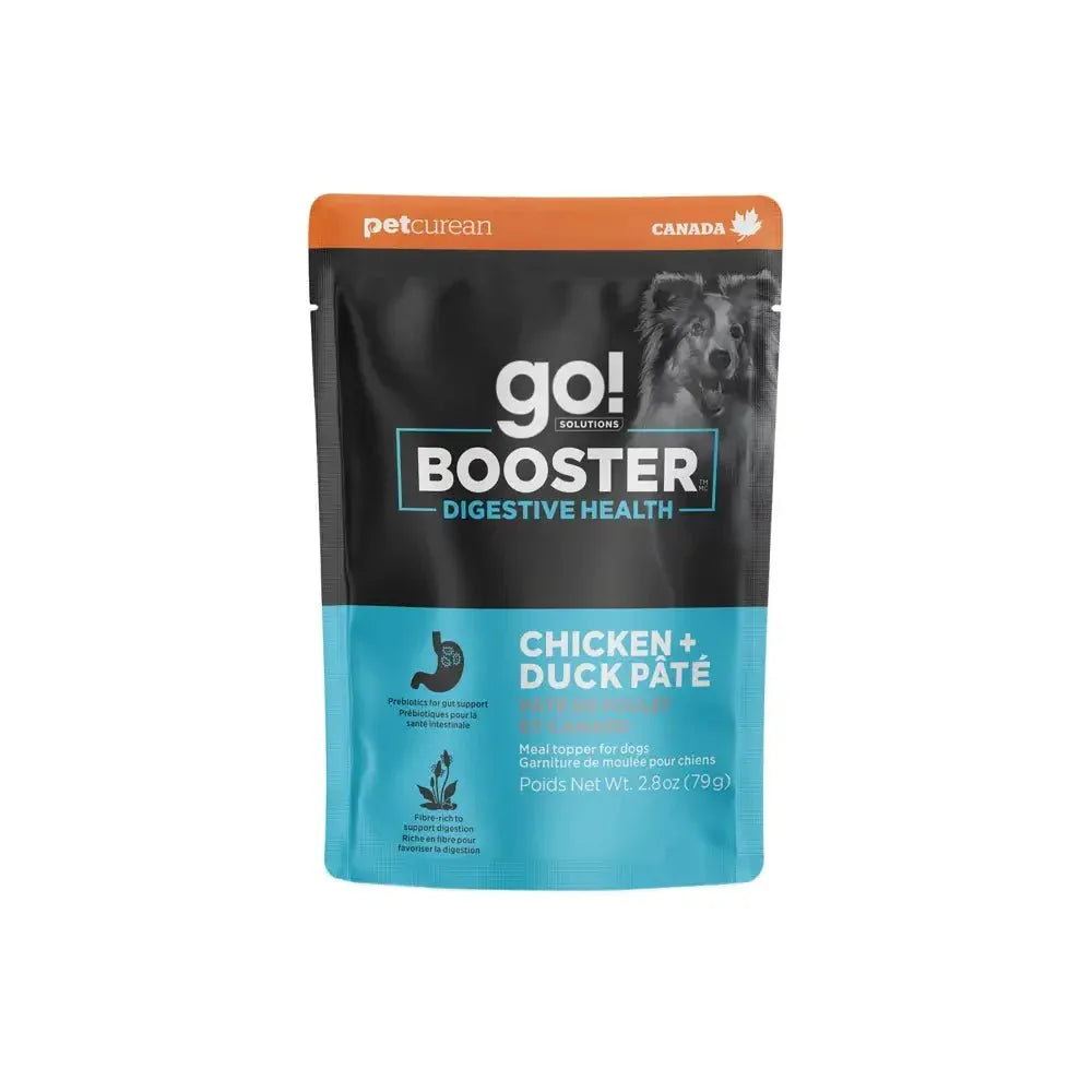 Go! Solutions Booster Digestive Health Chicken & Duck Pate Wet Dog Food 24ea/2.8 oz - Talis Us