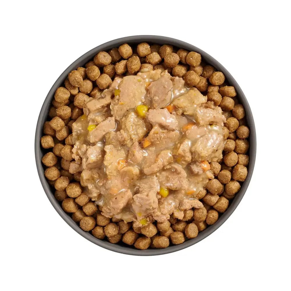 Go! Solutions Booster Weight Management Minced Chicken & Tuna with Gravy Wet Cat Food 24ea/2.5 oz - Talis Us