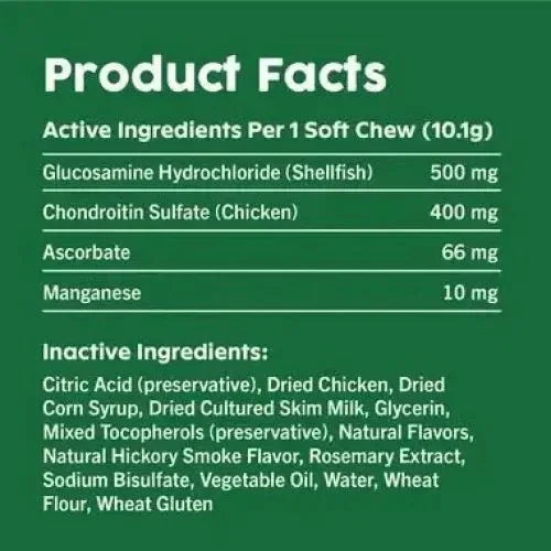 Greenies Hip & Joint Dog Supplements Chicken Flavor - Talis Us