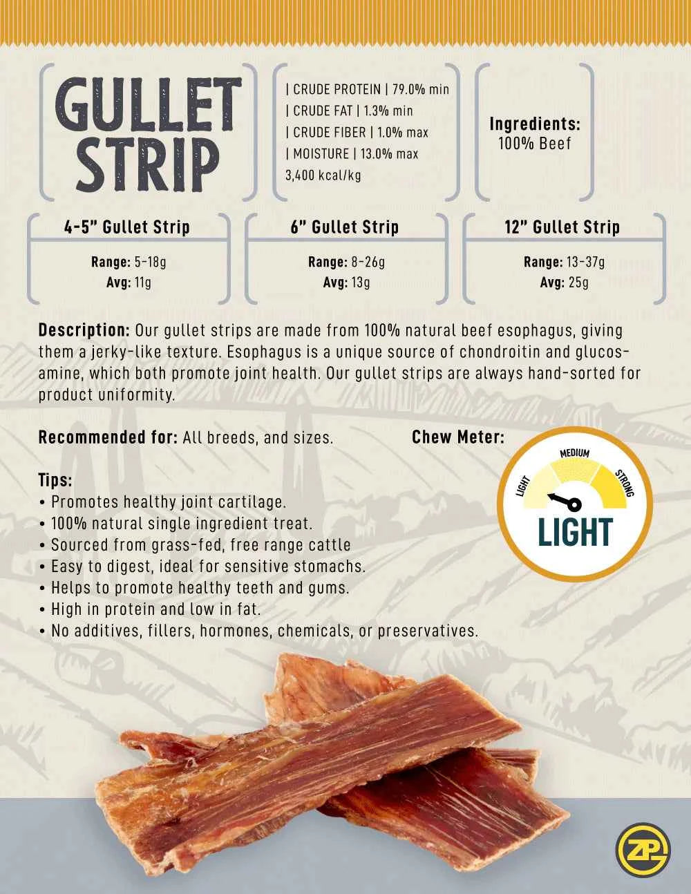 Talis Us Gullet Flats Dog Treats