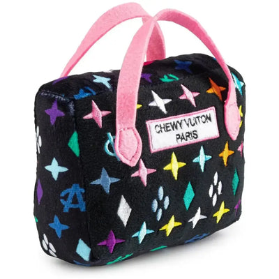 Haute Diggity Dog Black Monogram Chewy Vuiton Bag Dog Plush Toys - Talis Us