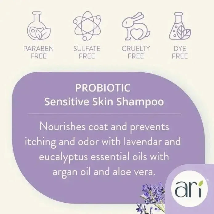 Health Extension Ari Probiotic Sensitive Skin Dog Shampoo 16 oz - Talis Us