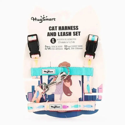 Hugsmart Pet Cat Harness & Leash Set - Talis Us